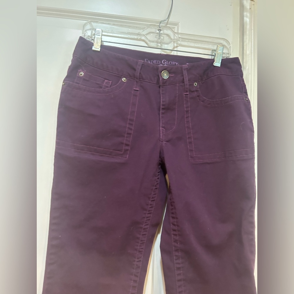 FADED GLORY JEAN CAPRIS